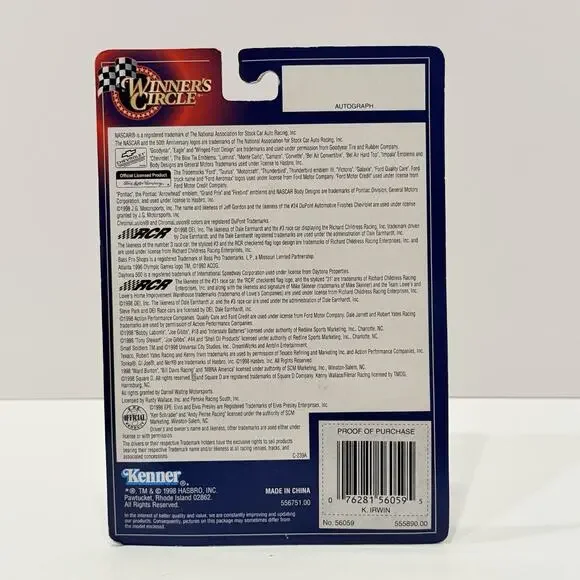 Racing Champions Winners Circle Cool Customs #28 Kenny Irwin 1:64 Diecast - Picture 5 of 6